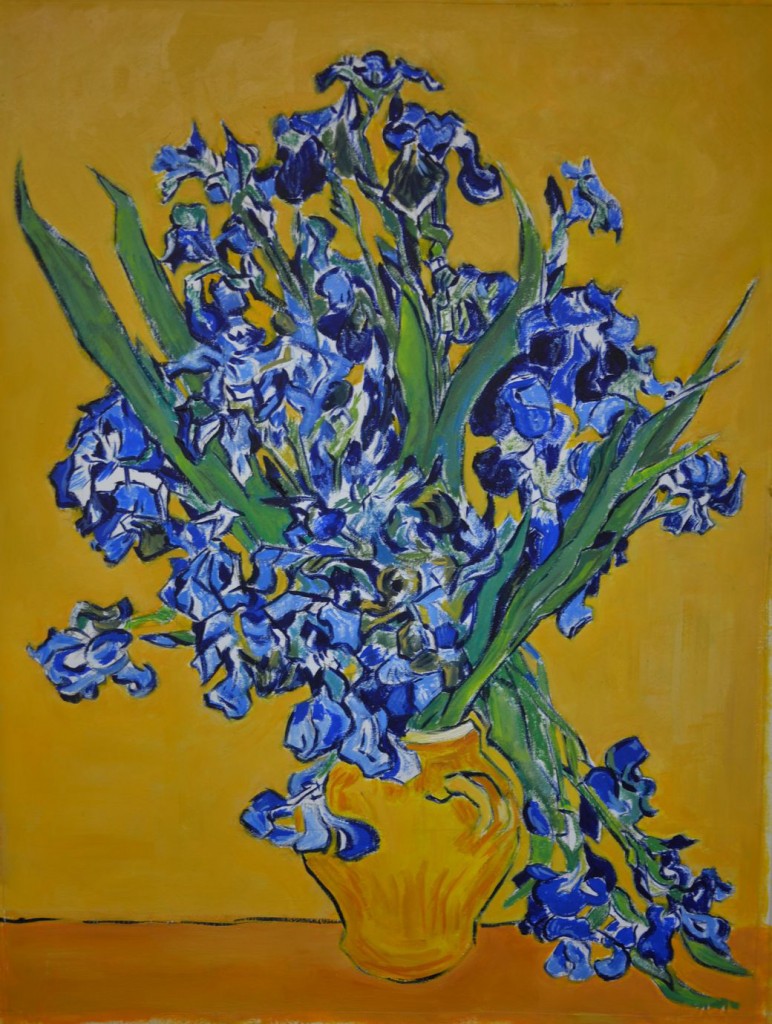 Irises apres Van Gogh